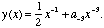 y=(1/2) x^{-1} + a_3 x^{-3}.