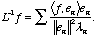 L^{-1}f = sum of <f,e_n&rt;e_n /||e_n||^2.