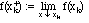 f(x_k+) = limit f(x_k) as x -> x_k from right