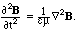 B_{tt} = Grad^2 B/(Epsilon Mu).